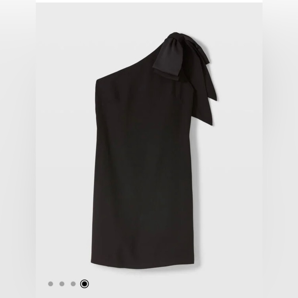 Club Monaco Karena Asymmetrical Bow Dress - Picture 4 of 9